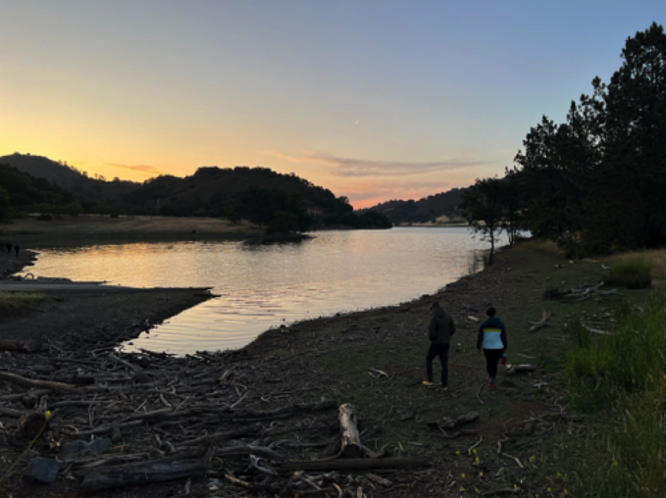 Sunset at Uvas Reservoir County Park