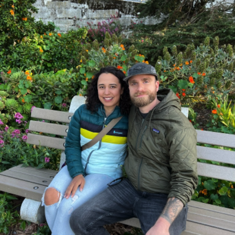 Marisol & Chris on Alcatraz