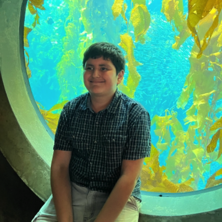 Leo at the Monterey Aquarium