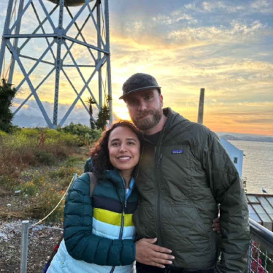 Marisol & Chris on Alcatraz