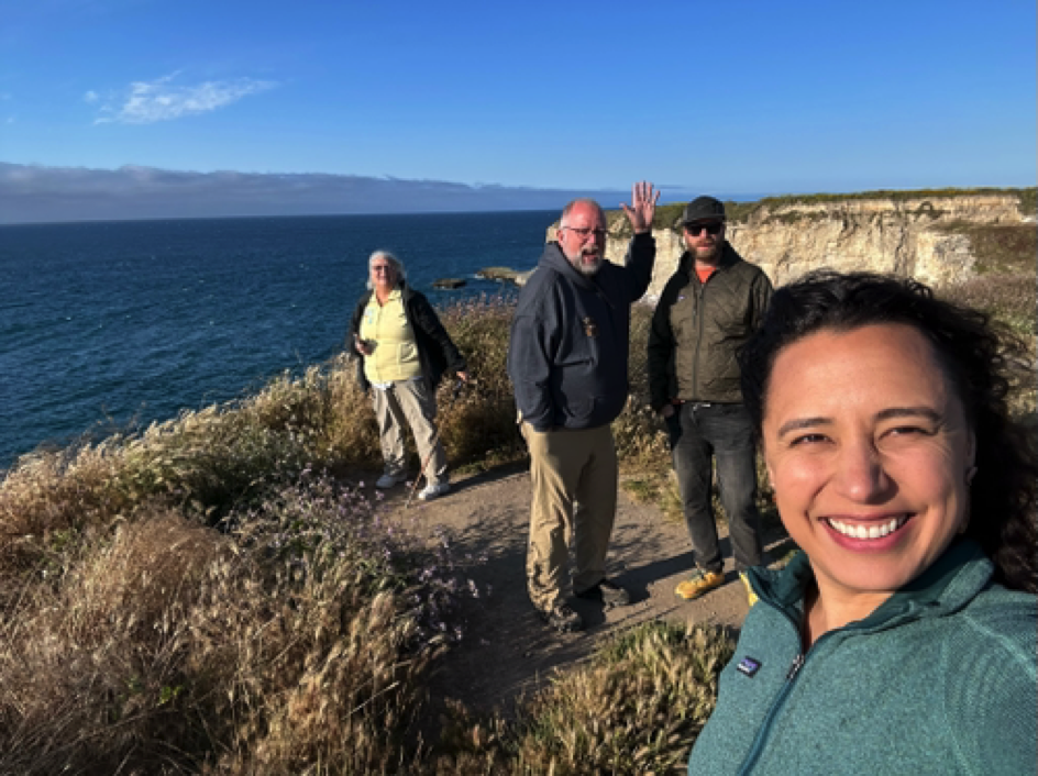 Donna, Brian, Chris & Marisol at Shark Fin Cove