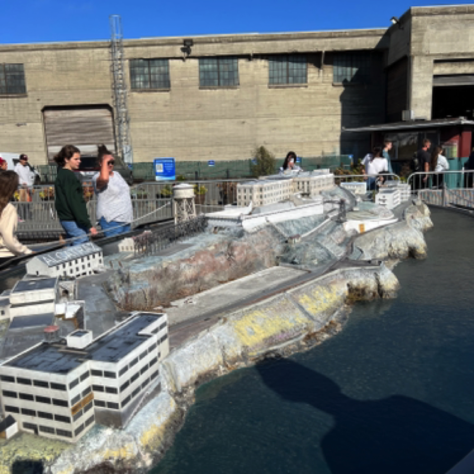 Model of Alcatraz Island