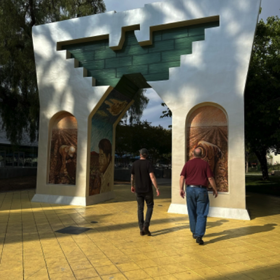 San Jose University - Cesar Chavez Monument