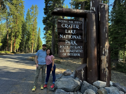 A quick stop at 
Crater Lake National Park