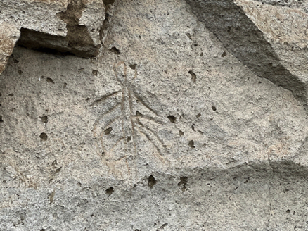 Petroglyph at
Lava Beds National Monument