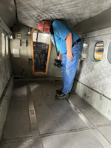 'Giant' inside a Bush Plane