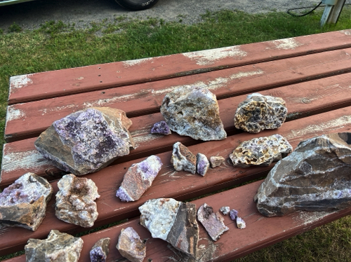 Our Bucket of Amethyst